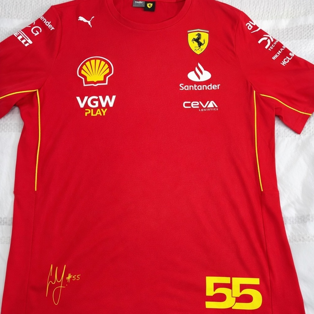 Ferrari Red Team Jersey Carlos Sainz